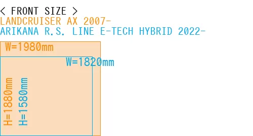 #LANDCRUISER AX 2007- + ARIKANA R.S. LINE E-TECH HYBRID 2022-